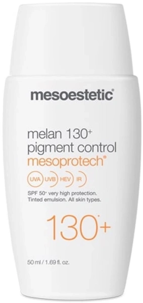 Тональный солнцезащитный крем пигмент контроль / Melan 130+ pigment control SPF50 / Mesoestetic купить
