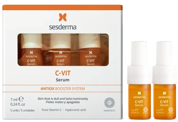 Реактивуюча двухфазна сироватка для інтенсивного догляду / C-VIT SERUM / Sesderma