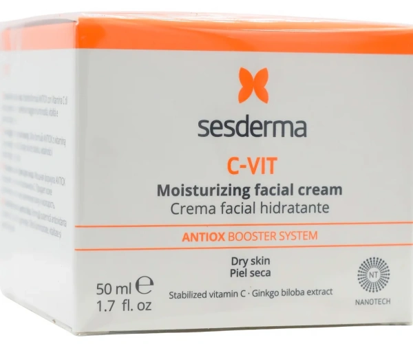 Зволожуючий крем для обличчя / C-VIT FACE CREAM / Sesderma