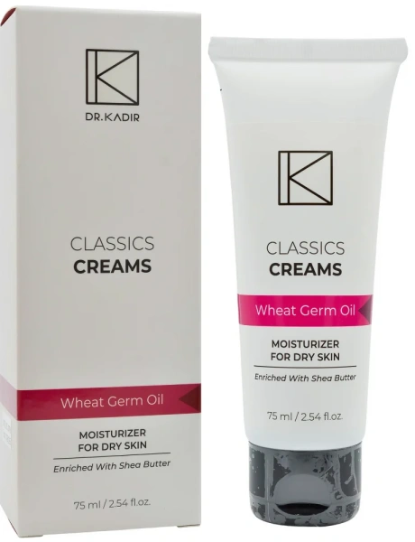 Зволожуючий крем з олією зародків пшениці для сухої шкіри / Wheat Germ Oil Moisturizer For Dry Skin / Dr.Kadir
