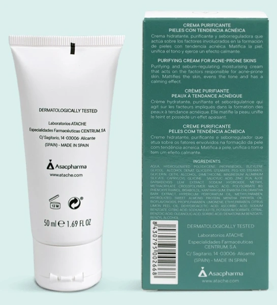 Балансирующий крем для кожи с акне / Oily SK Balancing Cream I / Atache купить