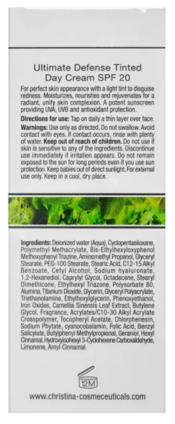 Денний крем «Абсолютний захист» SPF 20 з тоном / Bio Phyto / CHRISTINA купить