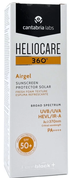 Сонцезахисний ультралегкий гель SPF50+ Нeliocare 360º / HELIOCARE 360º AIRGEL SPF50+ / Cantabria Labs купить