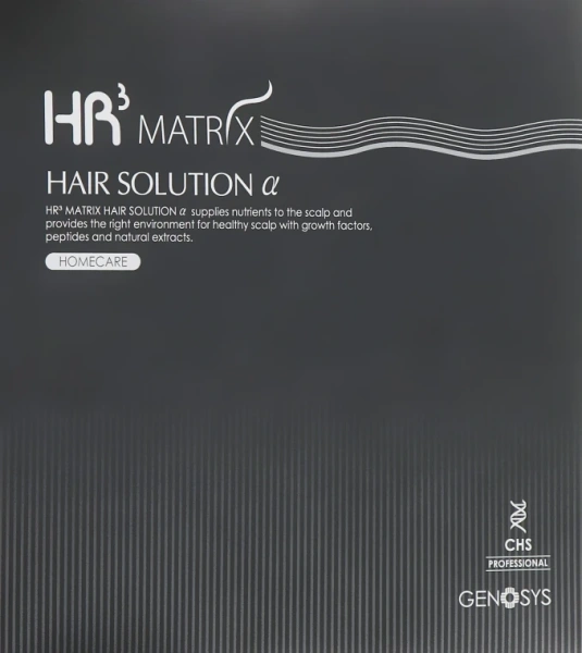 Сыворотка против выпадения волос / HR³ MATRIX HAIR SOLUTION α (Homecare) / Genosys  купить