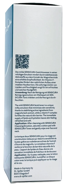 Тоник для чувствительной кожи SENSICURA / SENSICURA TONIC / Dr. Spiller купить