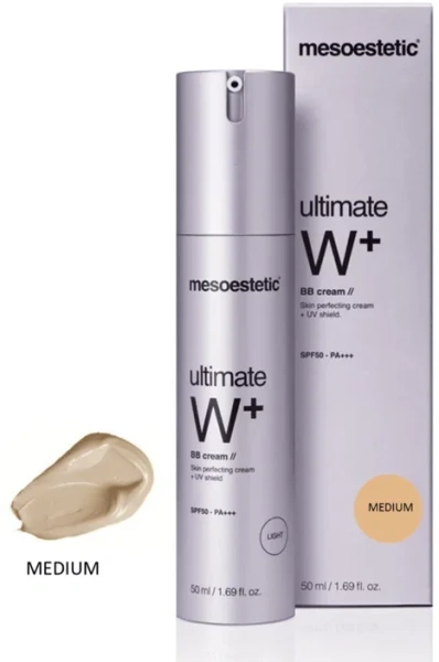 Ultimate W+ ББ крем  / Ultimate W+ BB cream SPF50 (light, medium) / Mesoestetic купить
