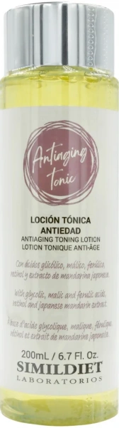 Антивіковий тонізуючий лосьйон / Antiaging Tonic / Simildiet