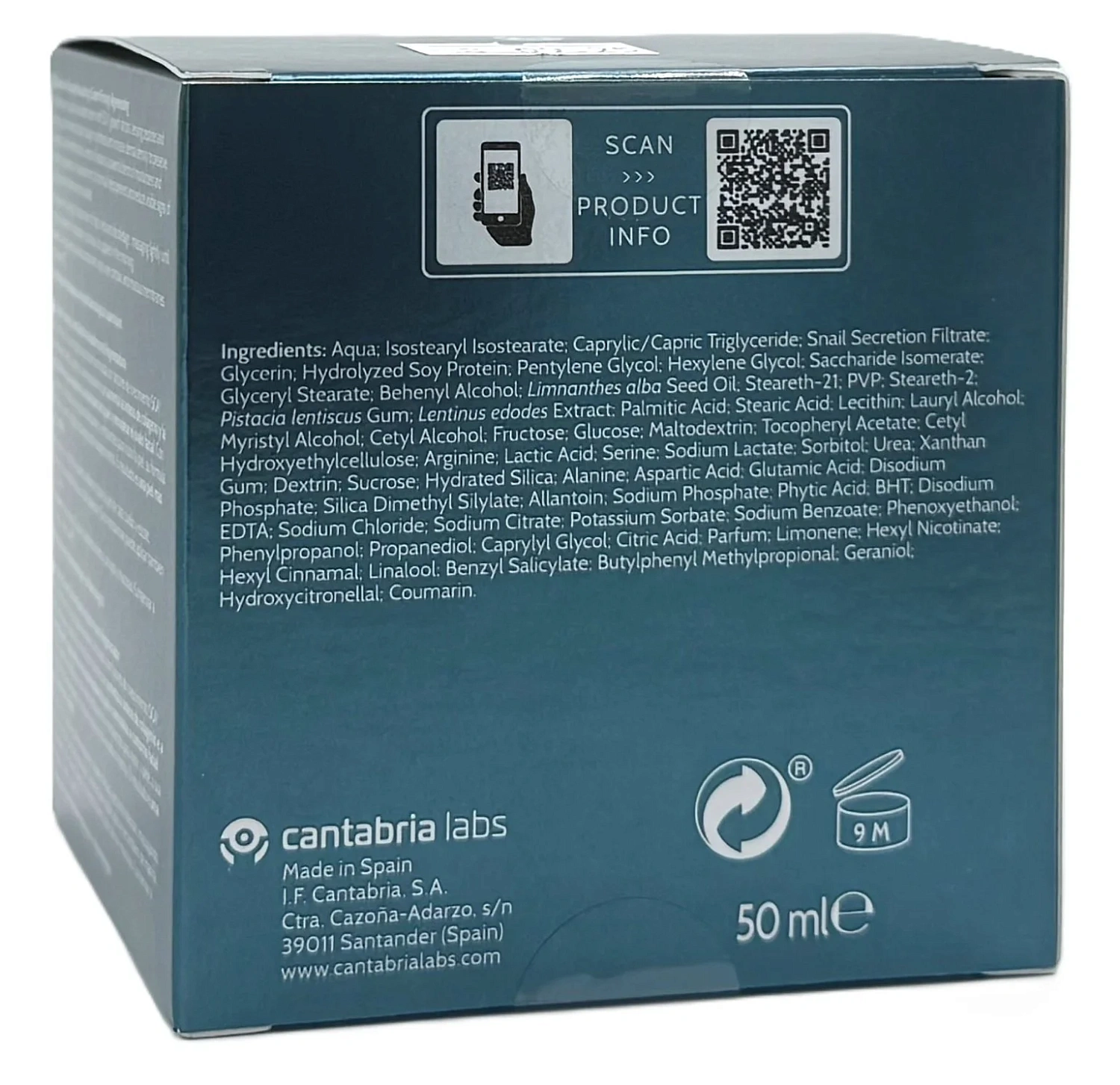 Поживний крем для обличчя / ENDOCARE TENSAGE Nourishing Cream / Cantabria Labs