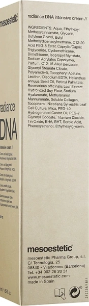 Интенсивный омолаживающий крем / Radiance DNA intensive cream / Mesoestetic купить