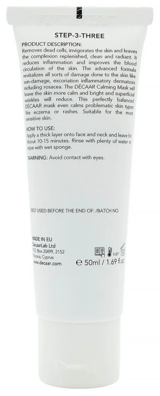 Маска успокаивающая для восстановления баланса / Calming Mask / DECAAR купить