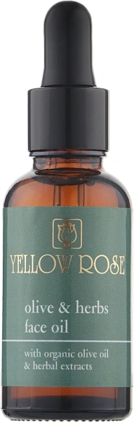Питательное масло для лица с органическим оливковым маслом / Olive & Herbs Oil / Yellow Rose купить