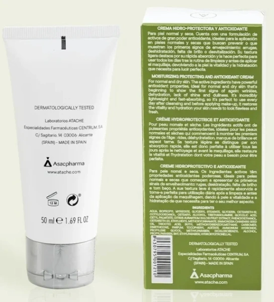 Крем гідрозахисний Антиоксидантний 24г. / C Vital Cream Normal & Dry Skin / Atache купить