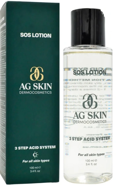 Лосьйон з азелаїновою та саліциловою кислотами / SOS lotion azelaicsalicilic acids / AG Skin купить