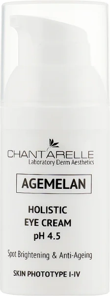 Крем для очей, що освітлює і омолоджує pH 4,5 / Agemelan Holistic Eye Cream pH 4.5 / Chantarelle купить