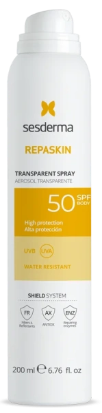 Сонцезахисний спрей для тіла / Repaskin Transparent Spray SPF 50+ / Sesderma