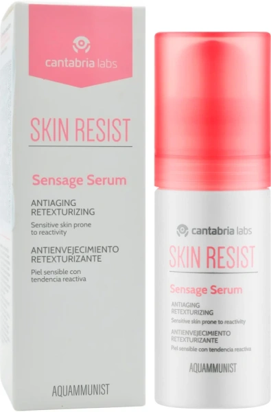 Заспокійлива антивікова сироватка для чутливої ​​шкіри / Skin Resist Sensage Serum / Cantabria Labs  купить