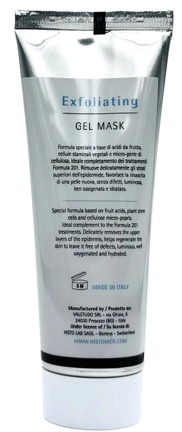 Гель-маска ексфоліант / FORMULA 201 Exfoliating Gel Mask / Histomer