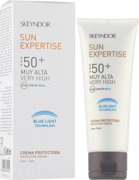 Солнцезащитный крем SPF50+ с технологией Blue Light / Sun Expertise Protective Face Cream SPF50+ / Skeyndor купить