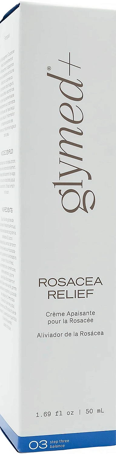 Крем проти розацеа та почервоніння шкіри / Rosacea Relief / GlyMed Plus