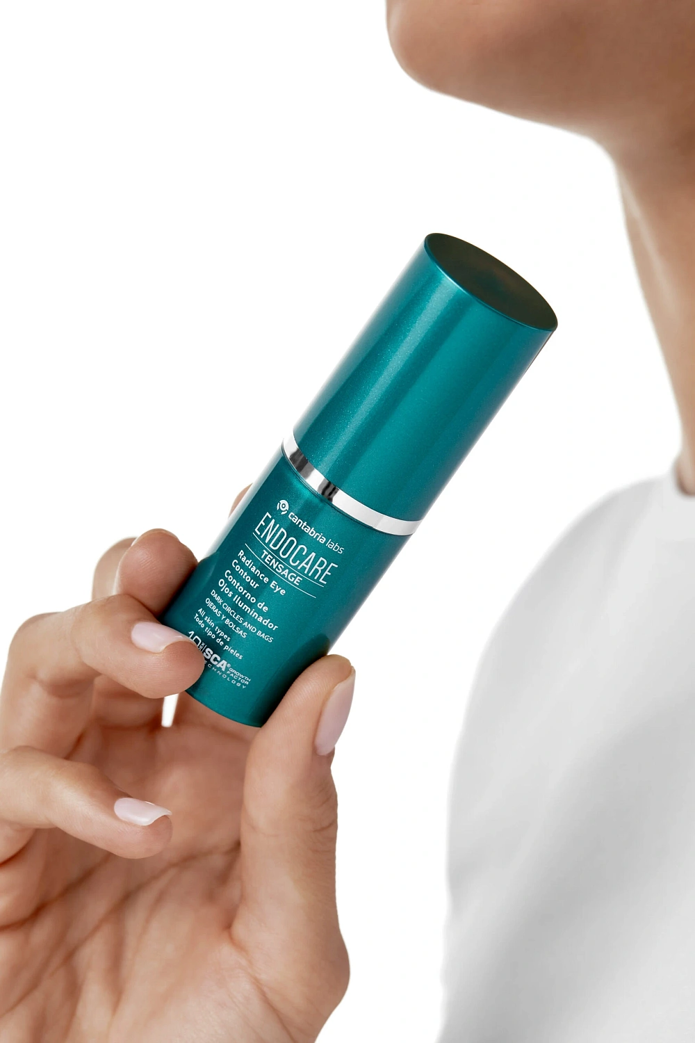 Сияющий флюид для контура глаз с эффектом лифтинга Endocare Tensage / Endocare Tensage Eye Contour / Cantabria Labs