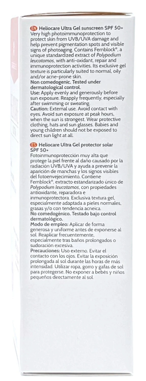 Солнцезащитный гель SPF50+ для нормальной и жирной кожи Heliocare / HELIOCARE SPF50+ GEL ULTRA / Cantabria Labs