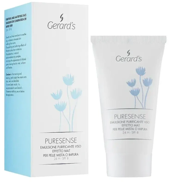 Очищаюча та матируюча емульсія для обличчя / PURESENSE EMULSION / Gerard's купить