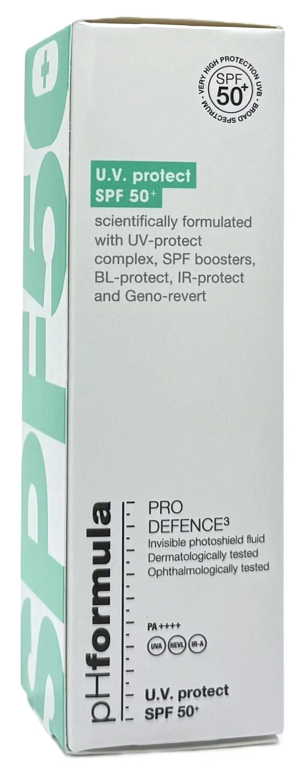 Сонцезахисний крем / U.V. protect SPF50+ PRO DEFENCE3 / pHformula