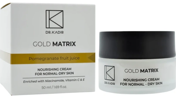 Поживний крем для нормальної/сухої шкіри Золотий Матрікс / Gold Matrix Nourishing Cream For Normal/Dry Skin / Dr.Kadir