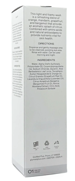 Пінка для очищення шкіри з пептидами / Foaming Cleanser with Amino Acids / GlyMed Plus купить