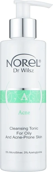 Очищаючий тонік для жирної та схильної до акне шкіри / Cleansing tonic for oily and acne-prone skin / Norel