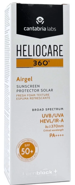 Солнцезащитный ультралегкий гель SPF50+ Нeliocare 360º / HELIOCARE 360º AIRGEL SPF50+ / Cantabria Labs купить
