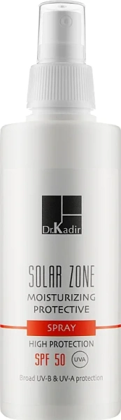 Сонцезахисний зволожуючий спрей SPF50+ / Solar Zone moisturizing protective spray SPF50+ / Dr.Kadir купить