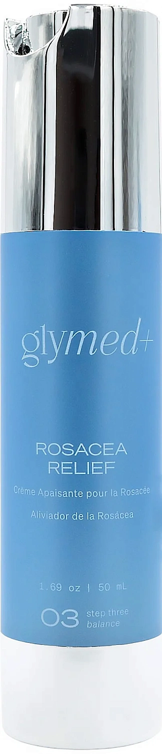 Крем проти розацеа та почервоніння шкіри / Rosacea Relief / GlyMed Plus