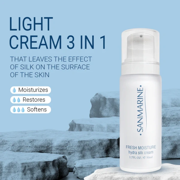 Крем з ефектом шовку / HYDRA-SILK CREAM / Sanmarine купить