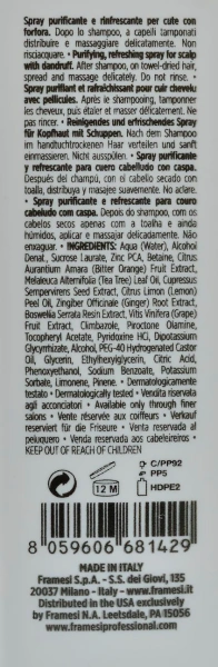 Спрей против перхоти для чувствительной кожи / Morphosis Purifying Spray / Framesi купить
