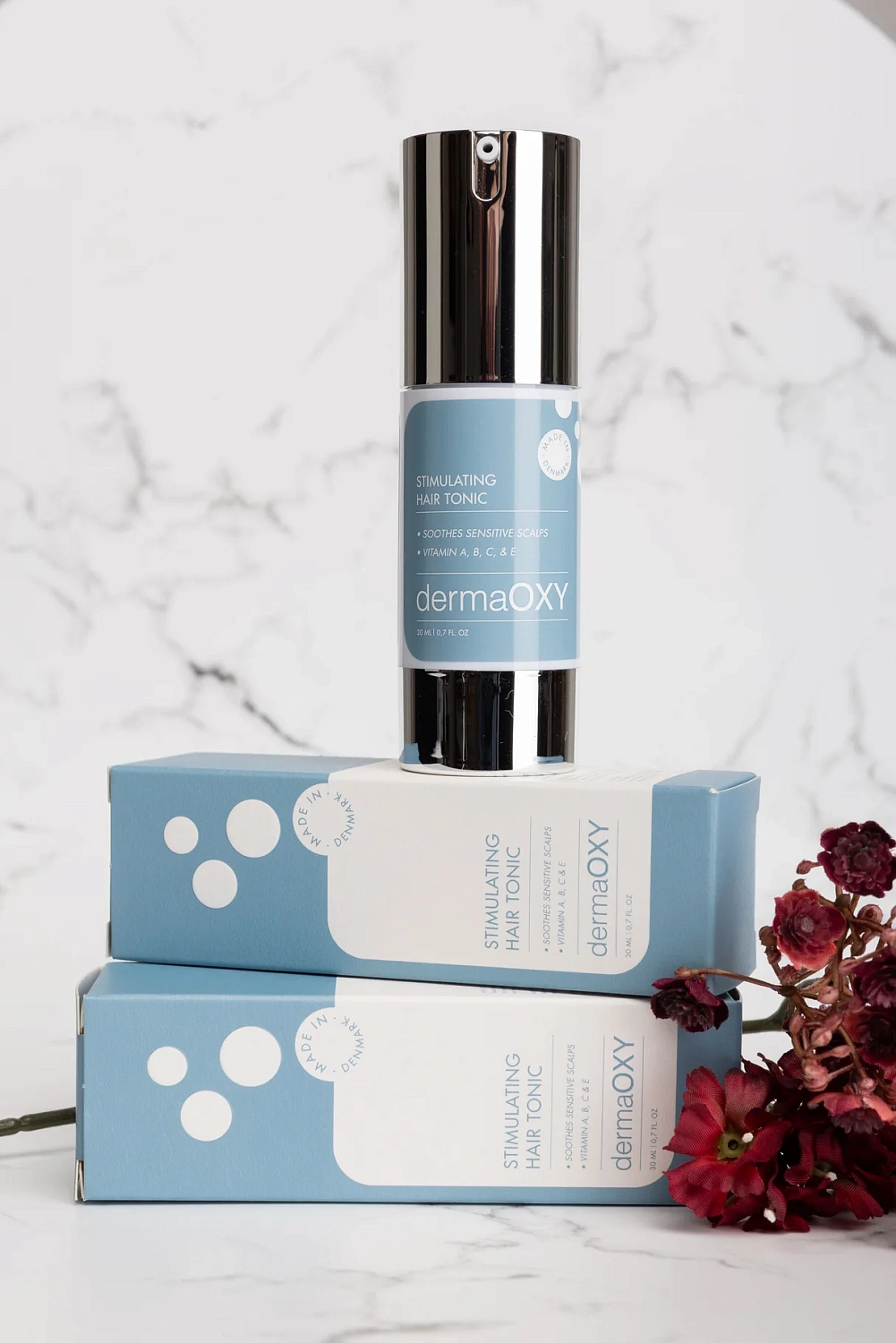 Поживний тонік, що зміцнює волосся / Stimulating Hair Tonic / DermaOxy
