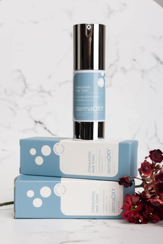 Поживний тонік, що зміцнює волосся / Stimulating Hair Tonic / DermaOxy купить