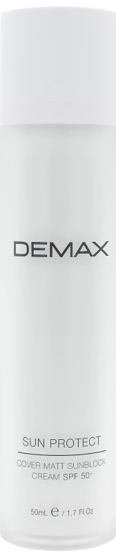 Солнцезащитный матирующий крем санблок с тоном SPF 50 / Demax купить