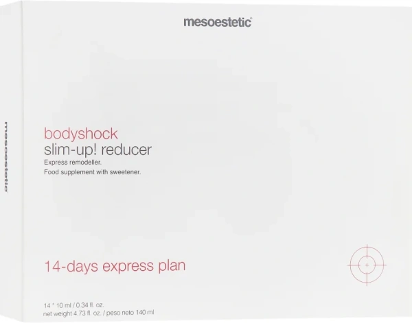Питні еліксири Shock / Bodyshock slim-up reducer 14-days express plan / Mesoestetic купить