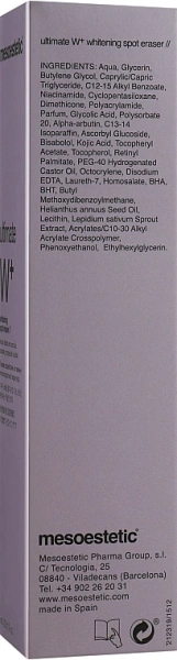 Ultimate W+ осветляющий корректор / Ultimate W+  whitening spot eraser / Mesoestetic купить