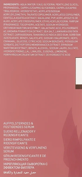 Зміцнююча сироватка з ефектом філлера / Redensifying & Plumping Serum / Algologie купить
