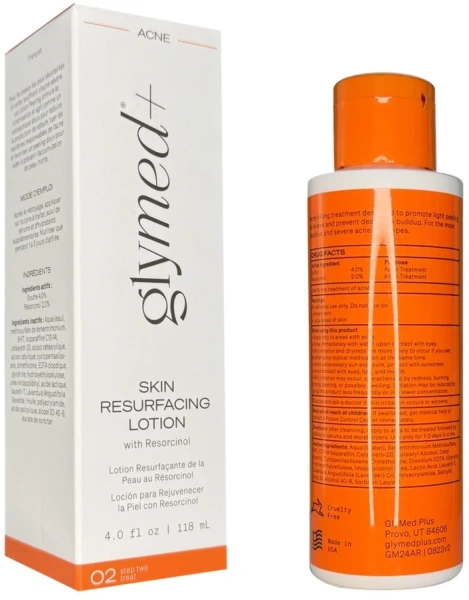 Відлущуючий антибактеріальний лосьйон / Skin Resurfacing Lotion with Resorcinol / GlyMed Plus купить