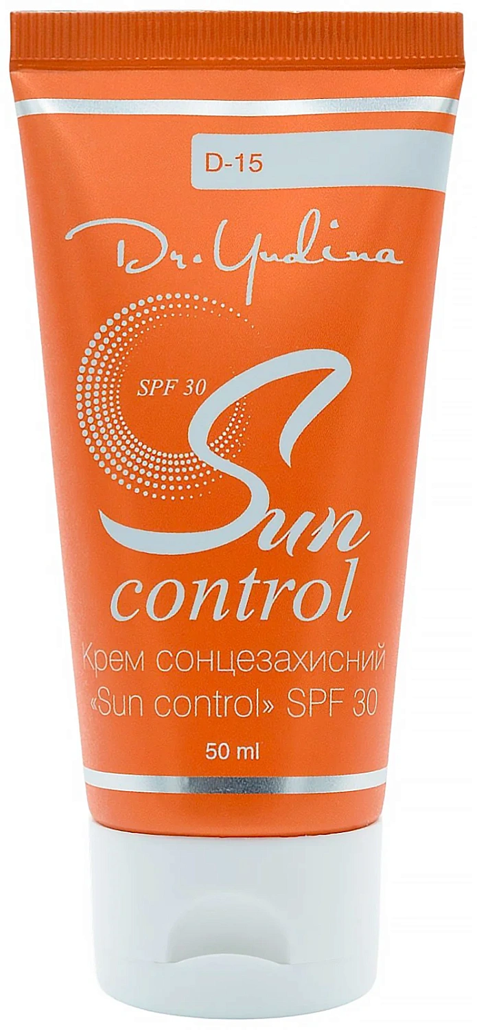 Крем сонцезахисний SPF 30 / «Sun control» / Dr. Yudina