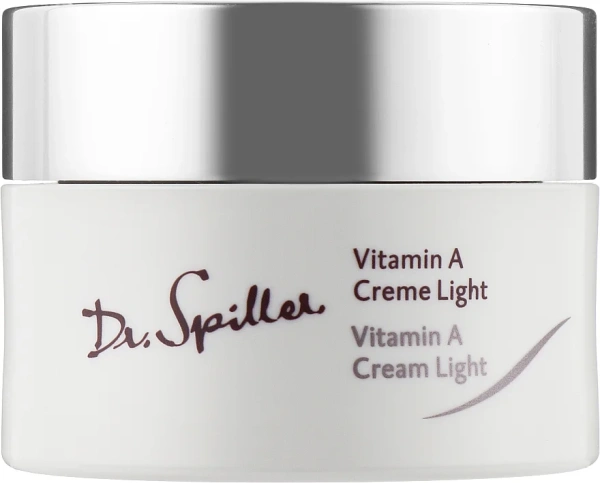 Легкий омолоджуючий крем Vitamin A / VITAMIN A CREAM LIGHT / Dr. Spiller купить