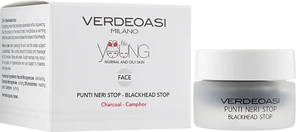 Очищаючий скраб від чорних крапок / Punti Neri Stop-Blackhead Stop / Verdeoasi