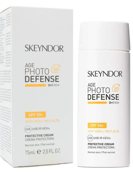 Захисний крем SPF 50+ / Protective cream SPF 50+ Age Photo Defense / Skeyndor