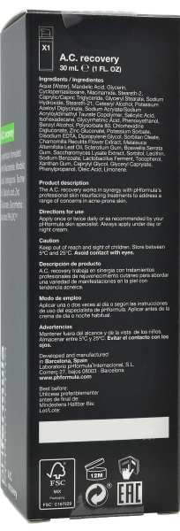 Восстанавливающий концентрат для кожи с акне / A.C. recovery / pHformula купить