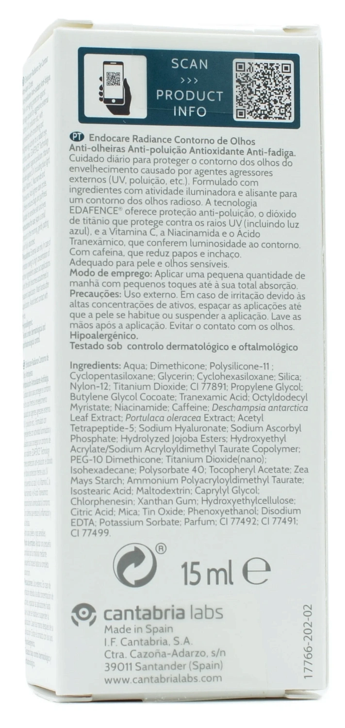Контур-крем вокруг глаз против темных кругов / ENDOCARE RADIANCE EYE / Cantabria Labs