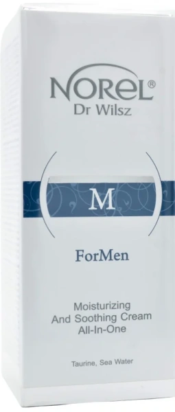 Універсальний зволожуючий та заспокійливий крем / Light All-in-one moisturizing and soothing cream for men / Norel купить