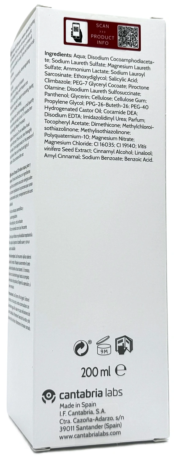 Шампунь против перхоти и себореи / Iraltone SD Shampoo / Cantabria labs